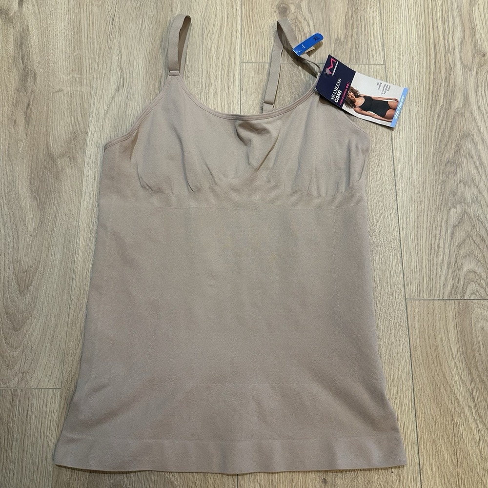 NWT Women's Maidenform® Seamless Tummy Control Shapewear Cami Tank Top DMS833 XL